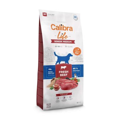 CALIBRA Life Senior Medium Fresh Beef - droog hondenvoer - 12kg