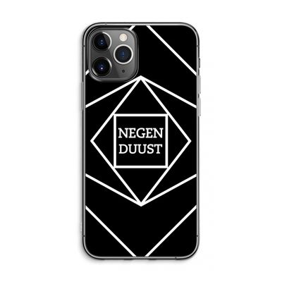 Negenduust geometrisch: iPhone 11 Pro Max Transparant Hoesje