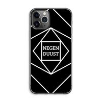 Negenduust geometrisch: iPhone 11 Pro Max Transparant Hoesje Negenduust geometrisch: iPhone 11 Pro Max Transparant Hoesje