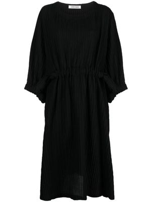 Henrik Vibskov robe mi-longue Full Fest plissée - Noir