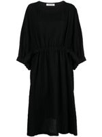 Henrik Vibskov robe mi-longue Full Fest plissée - Noir