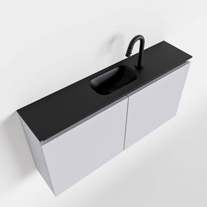 MONDIAZ TURE 100cm toiletmeubel cale. EDEN wastafel urban midden 1 kraangat