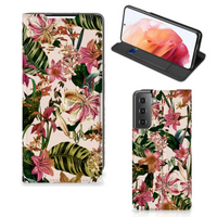 Samsung Galaxy S21 Smart Cover Flowers