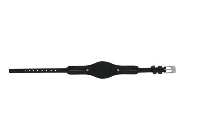 Horlogeband Fossil JR9759 Onderliggend Leder Zwart 7mm
