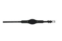 Horlogeband Fossil JR9759 Onderliggend Leder Zwart 7mm