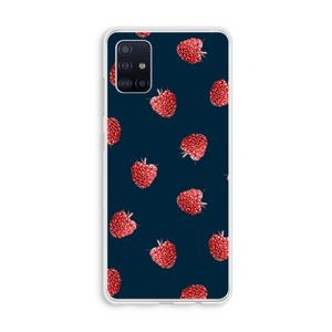Framboosjes: Galaxy A51 4G Transparant Hoesje