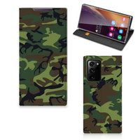 Samsung Galaxy Note 20 Ultra Hoesje met Magneet Army Dark - thumbnail