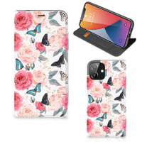 iPhone 12 | iPhone 12 Pro Smart Cover Butterfly Roses - thumbnail