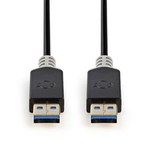 Nedis USB-Kabel | USB-A Male | USB-A Male | 5 Gbps | 2 m | 1 stuks - CCBW61000AT20 CCBW61000AT20