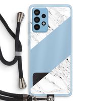 Biggest stripe: Samsung Galaxy A52 Transparant Hoesje met koord