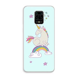 Regenboog eenhoorn: Xiaomi Redmi Note 10 Lite Transparant Hoesje
