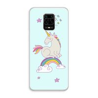 Regenboog eenhoorn: Xiaomi Redmi Note 10 Lite Transparant Hoesje
