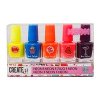 Create It! Beauty Nagellak Neon, 5st. - thumbnail