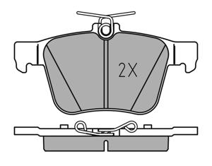Remblokkenset, schijfrem MEYLE, Inbouwplaats: Achteras: , u.a. für VW, Audi, Seat, Skoda, Cupra