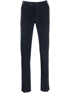 Incotex pantalon en coton à coupe fuselée - Bleu