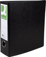 Q-CONNECT ordner, voor ft A5, uit karton, staand, rug van 8 cm, zwart
