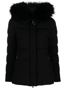 Moorer doudoune Kilie-Fur-Kn à capuche - Noir
