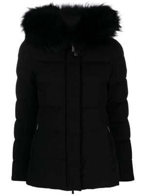 Moorer doudoune Kilie-Fur-Kn à capuche - Noir