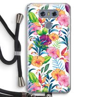 Tropisch 2: LG G6 Transparant Hoesje met koord