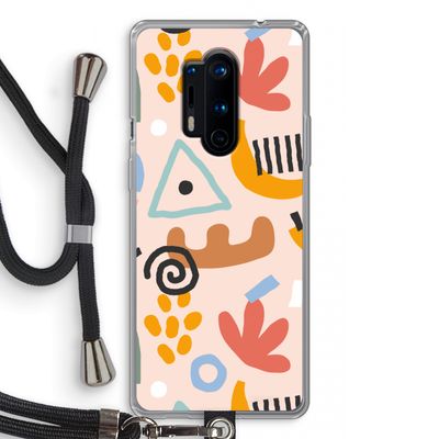 Abstract: OnePlus 8 Pro Transparant Hoesje met koord