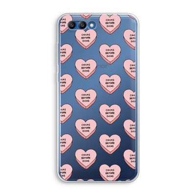 Chicks before dicks: Honor 10 Transparant Hoesje