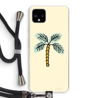 Palmboom: Pixel 4 XL Transparant Hoesje met koord