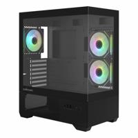 ATX Semi-toren BehuizingZalman CHRONIX Zwart - thumbnail