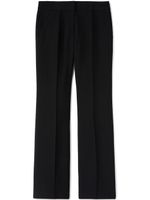 Jil Sander pantalon évasé à taille basse - Noir