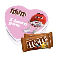 M&M's geschenkdoos hartje 'I love you' - choc - 90g
