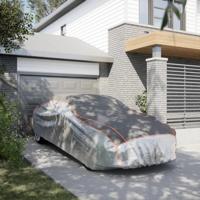 VidaXL Autohoes voor sedan hagelbescherming xxl zilverkleurig en grijs