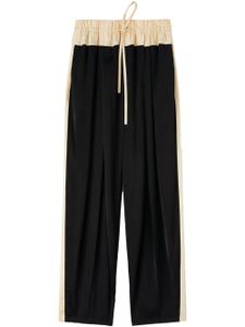 Jil Sander panelled drawstring straight-leg track pants - Noir