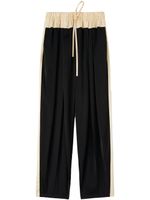 Jil Sander panelled drawstring straight-leg track pants - Noir - thumbnail