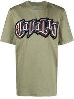 Roberto Cavalli t-shirt en coton à logo imprimé - Vert