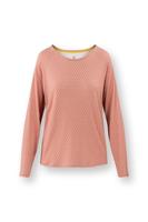 Pip Studio Pip Studio Tina Long Sleeve Top Thousand Leaves Pink XL