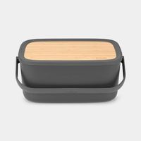 Brabantia Nic broodtrommel - Dark Grey - thumbnail