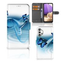 Samsung Galaxy A32 4G | Telefoonhoesje | Met pasjeshouder | Vlinders