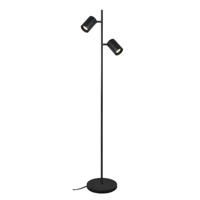 Artdelight Vloerlamp Megano 2 lichts H 150 cm zwart - thumbnail