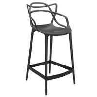 Kartell Masters Barkruk 65 cm - Zwart - thumbnail