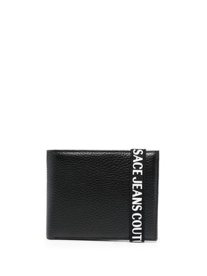 Versace Jeans Couture portefeuille à bride à logo - Noir
