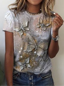 Vacation Butterfly Short Sleeve T-Shirt