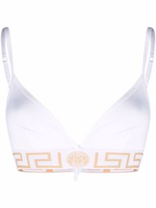 Versace brassière Greca Border - Blanc