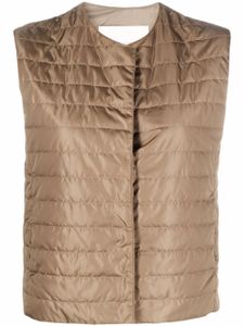 Mackintosh gilet Isabel à design matelassé - Marron