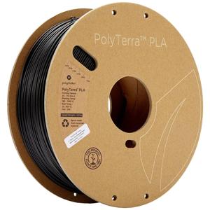 Polymaker 70820 PolyTerra PLA Filament PLA kunststof Gering kunststofgehalte 1.75 mm 1000 g Zwart (mat) 1 stuk(s)