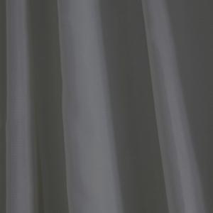 Differnz Color douchegordijn 100% polyester - verzwaarde onderzoom - 180 x 200 cm - antraciet