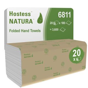 Scott papieren handdoek Natura, Z-vouw, 2-laags, 180 vellen, pak van 20 stuks