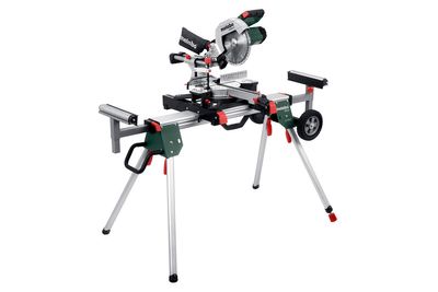 Metabo Afkortzaag KGS 254 M met trekfunctie | nieuwste model + onderstel KSU 251 - 691214000