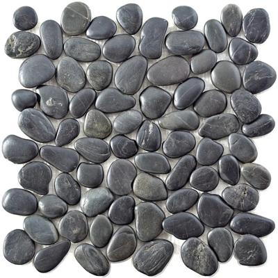 Mozaïek tegels Perla Nero 30x30 - Kiezels Wand en vloer Natuursteen