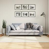 VidaXL Vloerkleed oviedo laagpolig 140x200 cm beige
