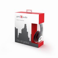 Gembird Los Angeles Headset Bedraad Hoofdband Oproepen/muziek Zwart - thumbnail