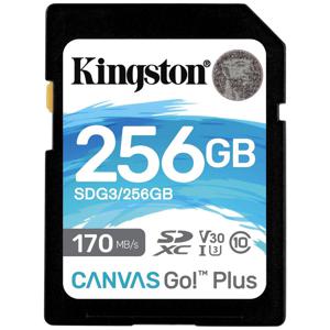 Kingston Technology 256GB SDXC Canvas Go Plus 170R C10 UHS-I U3 V30